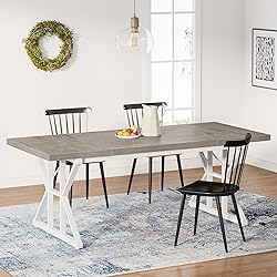 Tribesigns Farmhouse Dining Table for 6