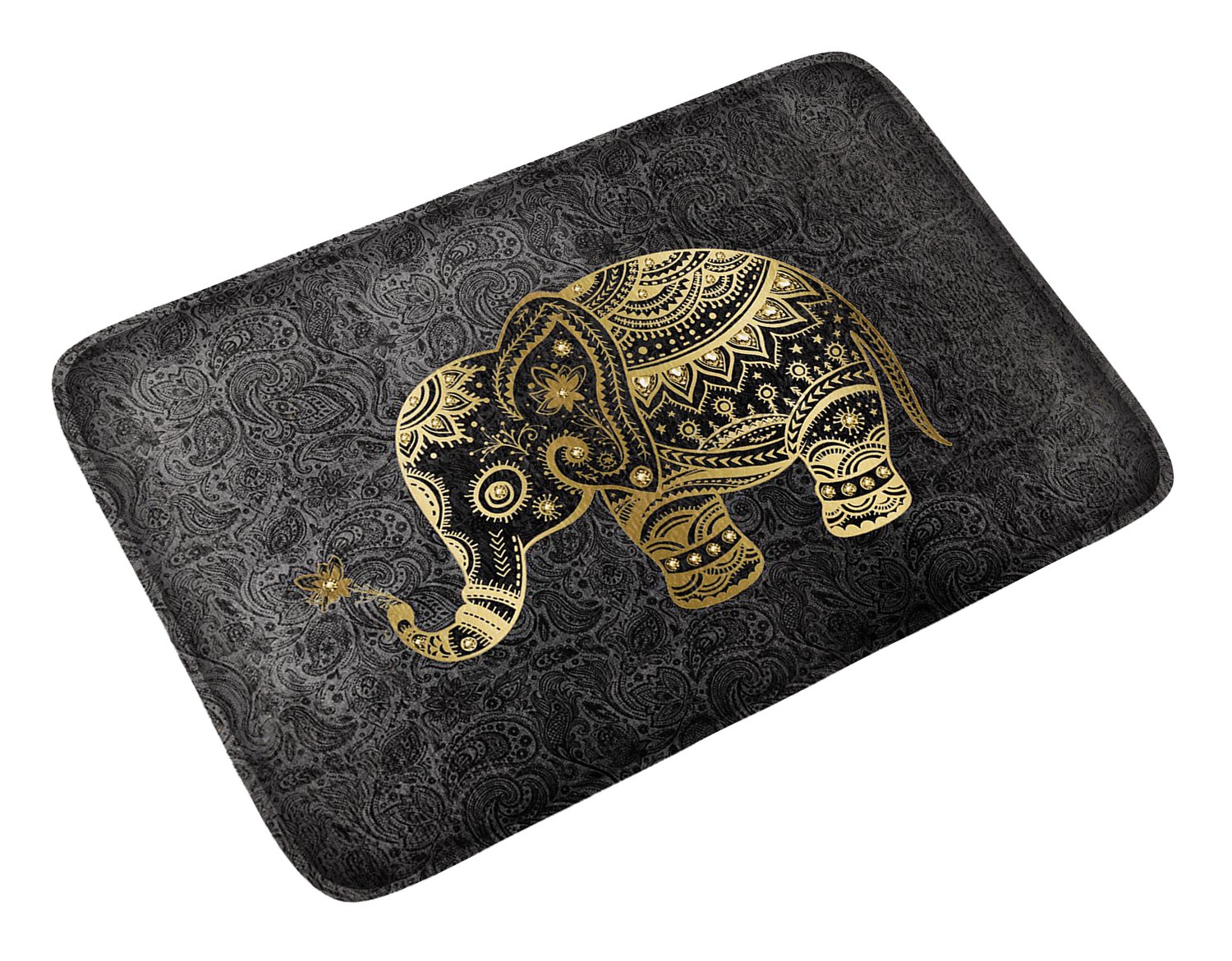goldwheat Doormat Floor Mat Non-Slip Indoor Mat Pad Welcome Entrance Rug for Home,Kitchen,Bedroom,Bathroom-Elephant