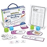 Learning Resources Skill Builders! Kindergarten Reading Activity Set - 122 Pieces, Ages 5+, Back to School Essential Materials, Homeschool Supplies