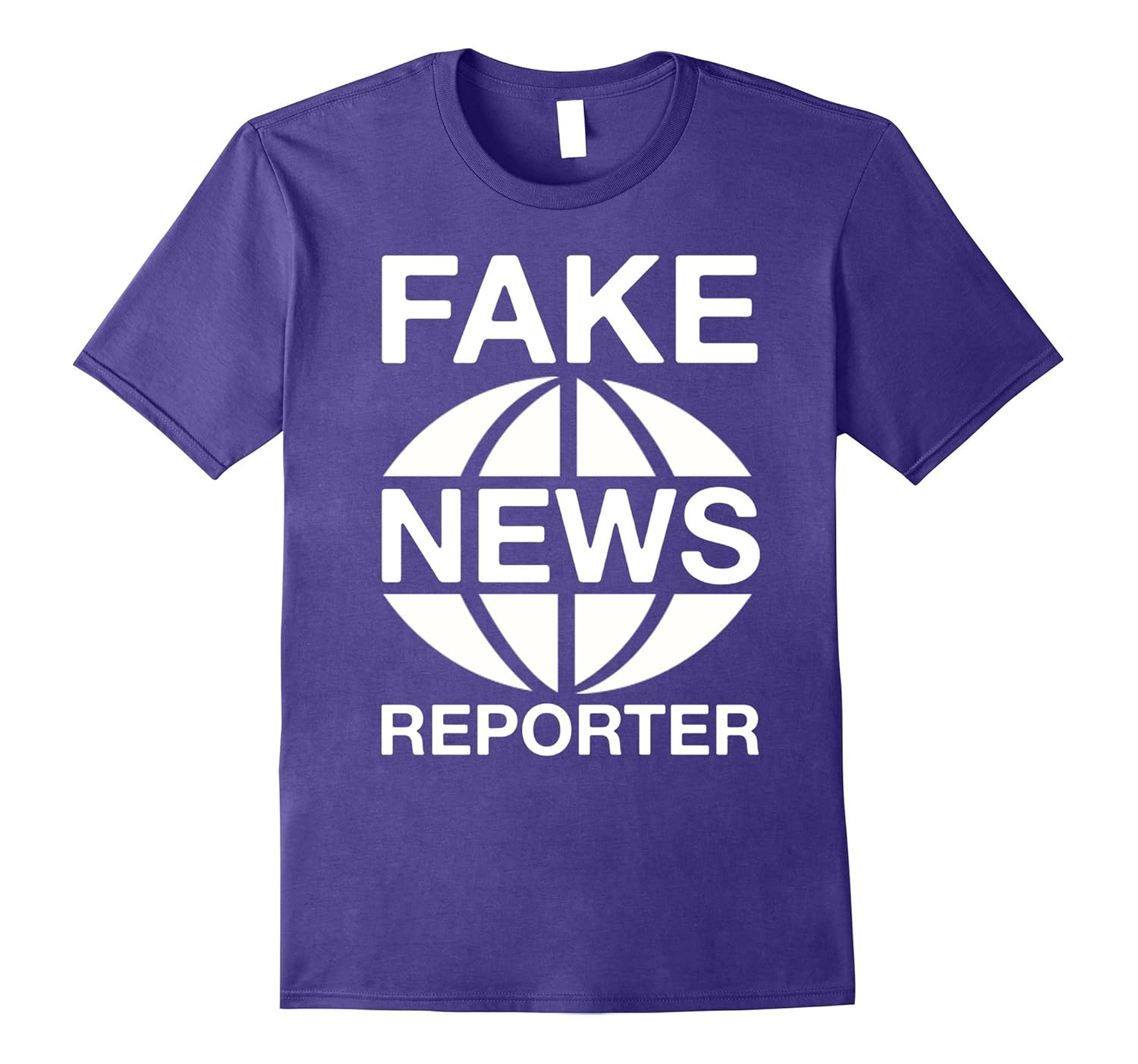 Fake News Reporter Funny Costume T Shirt-Rose