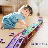Lehoo Castle Unicorn Transporter 2-in-1 Race Track Toys for Girls 2-5 view 5