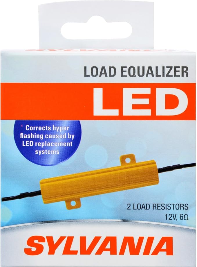 Sylvania Load Equalizer 27 Watt At 12 8v Turn Signal Load Equalizer For Led Light Bulbs Corrects Hyper Flash Amp Bulb Out Warning Pack Of 2