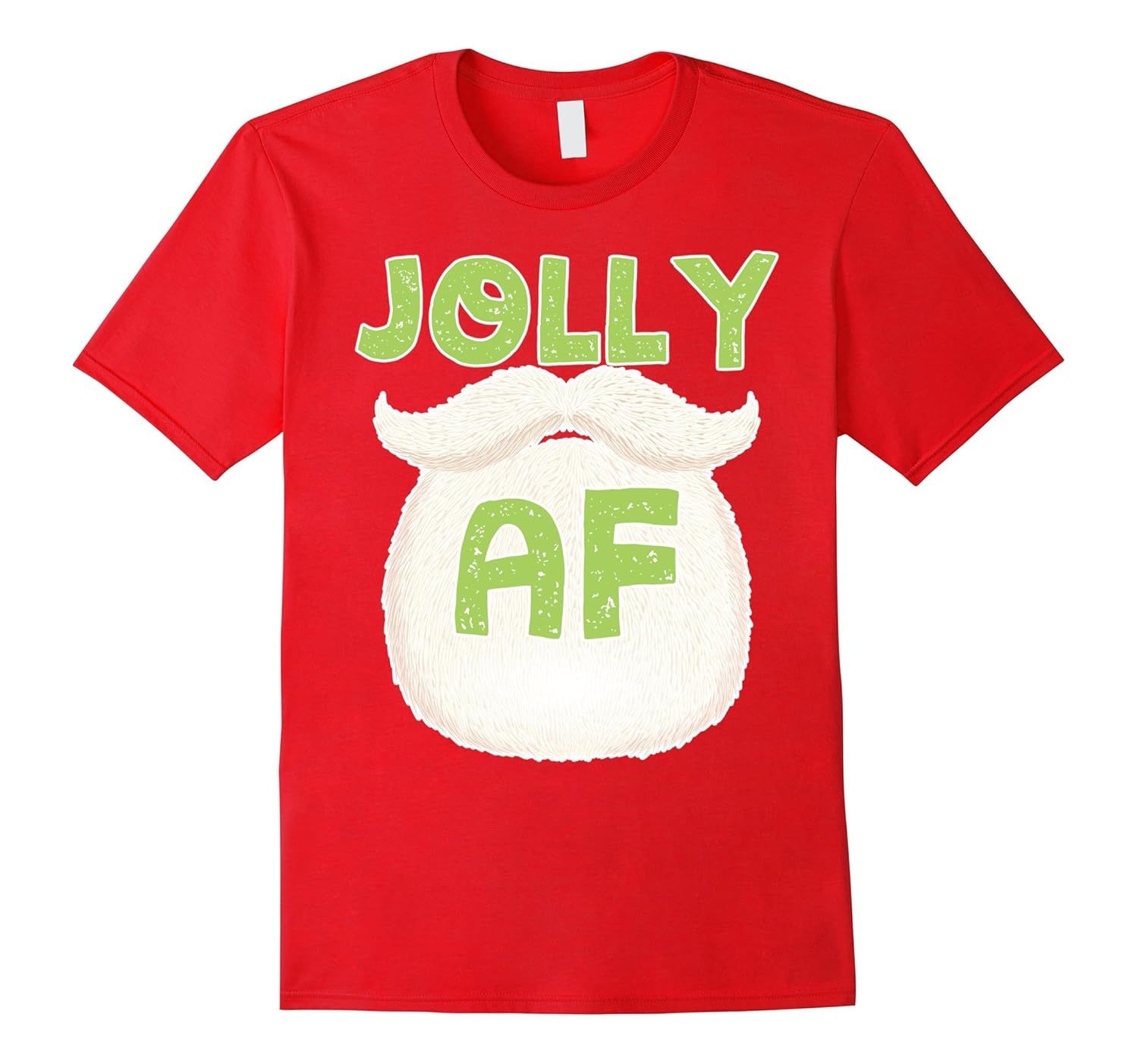 Jolly AF T-Shirt Funny Merry Christmas Gift Shirt-ANZ