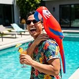 HENBRANDT Inflatable Parrot 48cm Party Bag Filler Toy Fun Decoration view 4