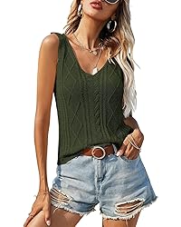 Soulomelody Womens Summer V Neck Tops Knitted