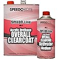 Speedokote Automotive High Gloss Clear Coat Urethane, SMR-21/25 4:1 Gallon Clearcoat Kit. For California, Delaware, or Maryla