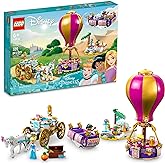 LEGO Disney Princess Enchanted Journey Building Set - 3in1 Playset with Cinderella, Jasmine, Rapunzel Mini Dolls, Toy Horse &