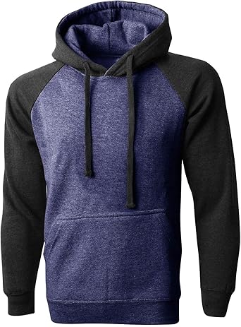 royal blue and black hoodie