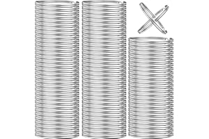 300PCS Split Key Rings, Key Rings Bulk for Keychain and Crafts, 1 inch (25mm)