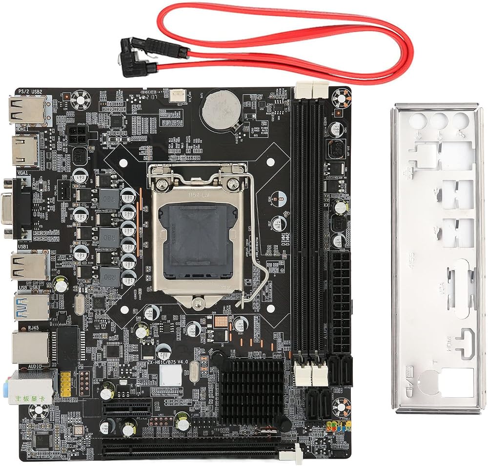 Yosoo Health Gear B75 Motherboard LGA 1155 DDR3 USB3.0 SATA3 Desktop Mainboard