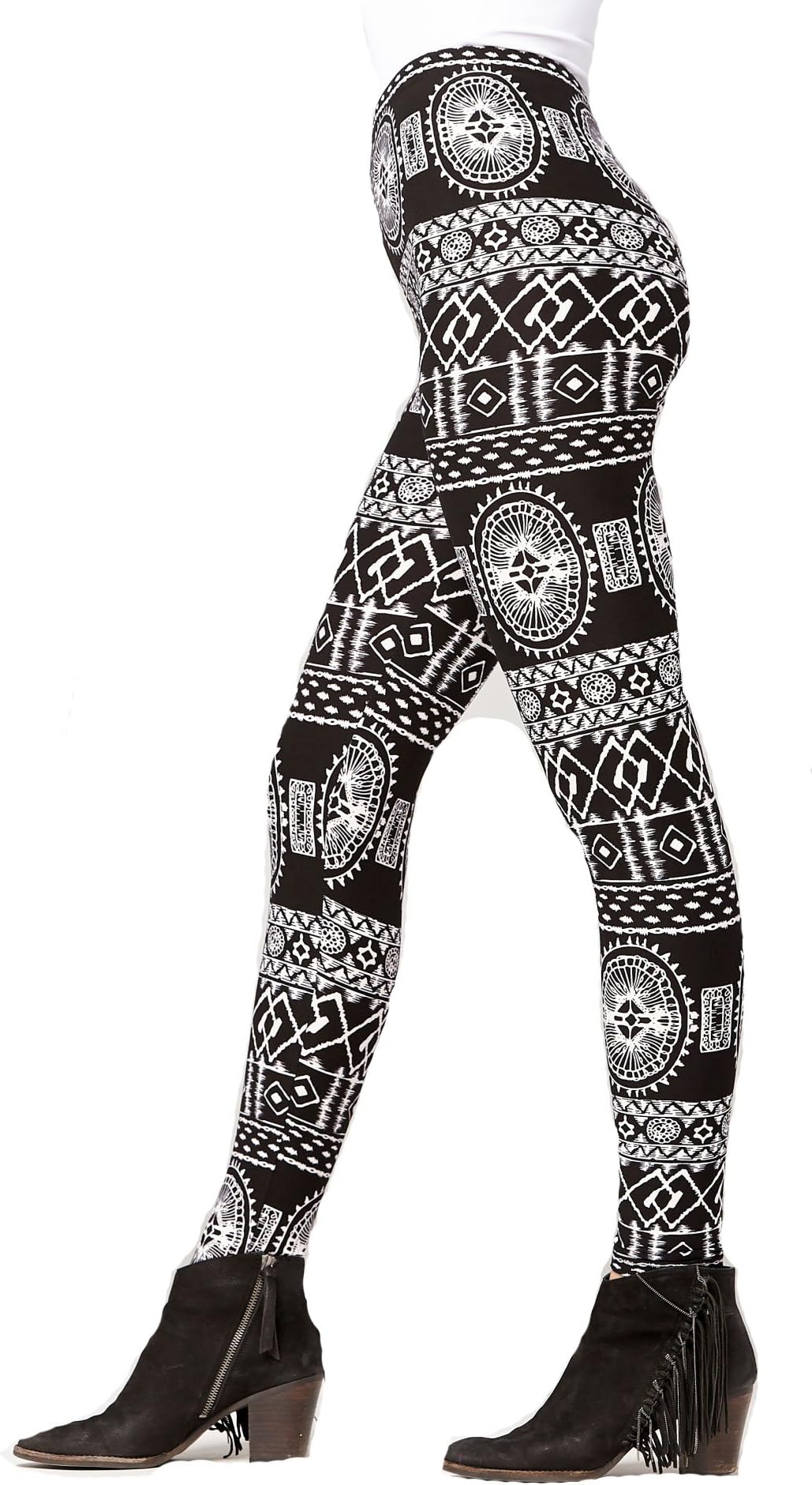Premium Ultra Soft Leggings for Women in 25 Colors - Full & Capri Length - Reg and Plus Size