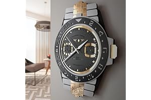 Trend Tick Handmade Wrist Watch Appearance Wall Clock, Handmade 3D Layered Wood Plexiglass Art, Gift for Watch Enthusiasts, L