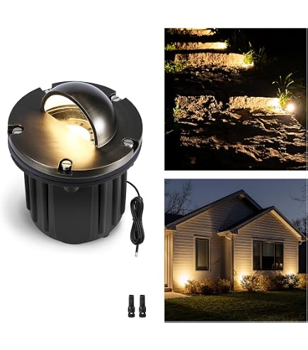 Hinkley Lighting 16701MZ Hardy Island MR16 Well Light – Matte Bronze, Solid Cast Brass, Low-Voltage 12V Landscape Light (Bulb Not Included)