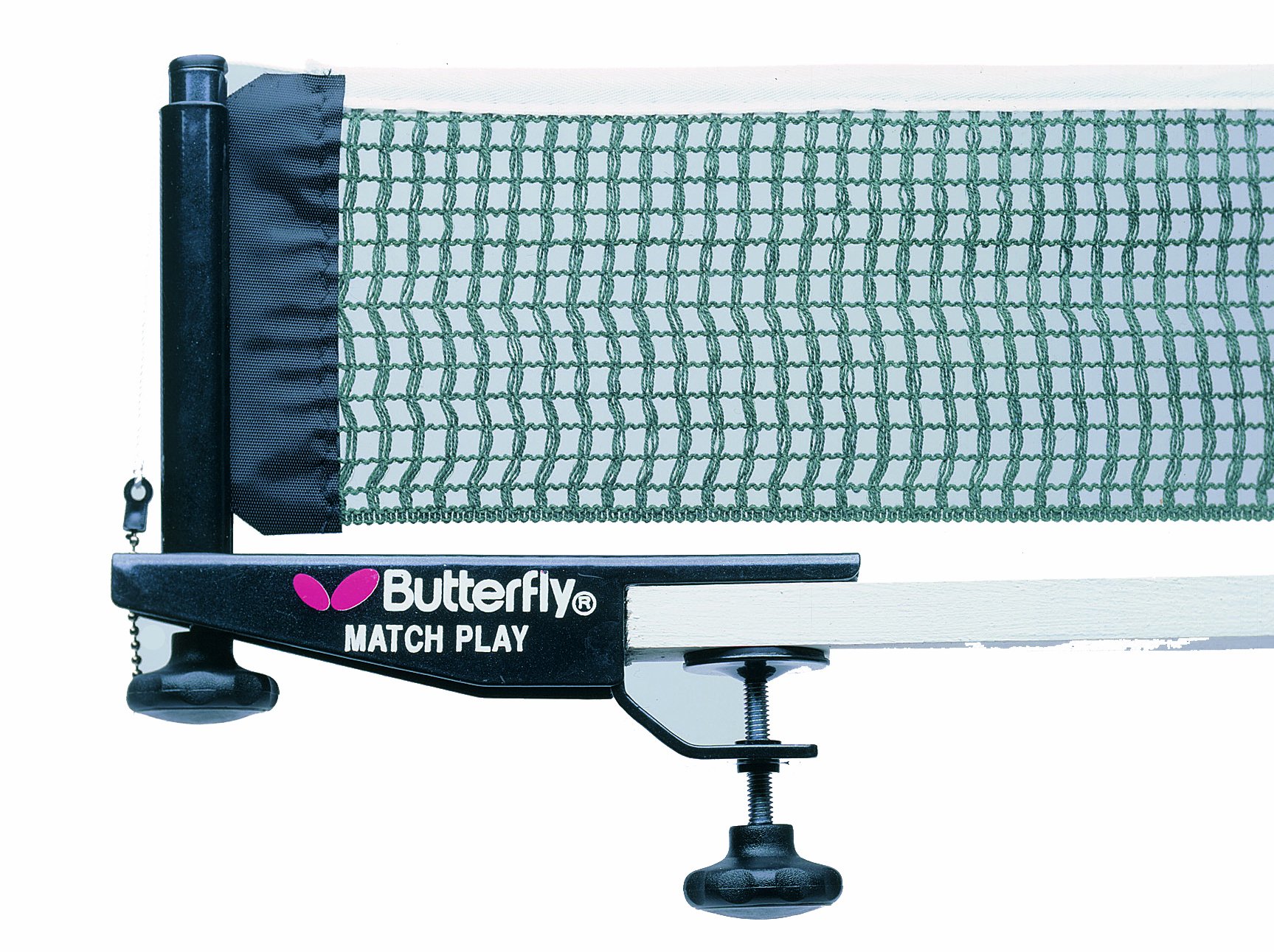 Butterfly Matchplay Net & Post Set - Black/White, 27 cm