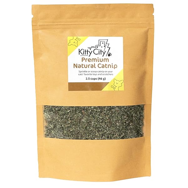 KITTY CITY CAT PREMIUM NATURAL CATNIP COLLECTION, CATNIP BAG