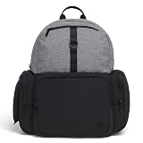 HUGGIES Unisex-adult Day Pack Diaper Backpack, Dark Grey Heather/Black, One Size