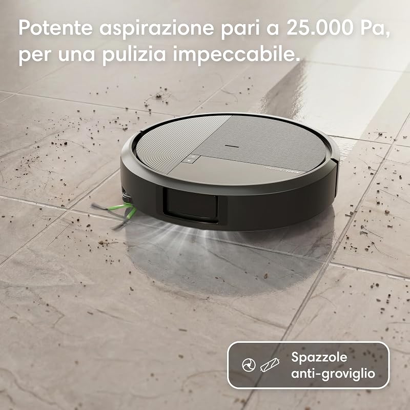 Roomba® Plus 576 Combo robot aspirapolvere lavapavimenti, 25.000 Pa