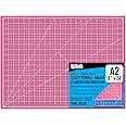 U.S. Art Supply 18" x 24" Pink/Blue Professional Self Healing 5-Ply Double Sided Durable Non-Slip Cutting Mat Great for Scrapbooking, Quilting, Sewing and all Arts & Crafts Projects