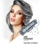 PaintGlow Rebellious Colours Vegan Semi Permanent Hair Dye 100ml Silver Storm view 4