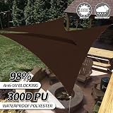 RICHIE Sun Shade Sail Triangle 3x3x4.25m Waterproof UV 98% Patio Canopy view 3