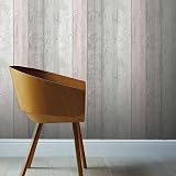 Arthouse Wood Planks Painted Wallpaper Grey Pink 53cm x 10.05m view 7