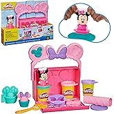 Play-Doh Disney Junior Mickey Mouse Clubhouse On-The-Go Bakery Playset with Minnie Mouse, Play Food Preschool Toys, Arts & Cr