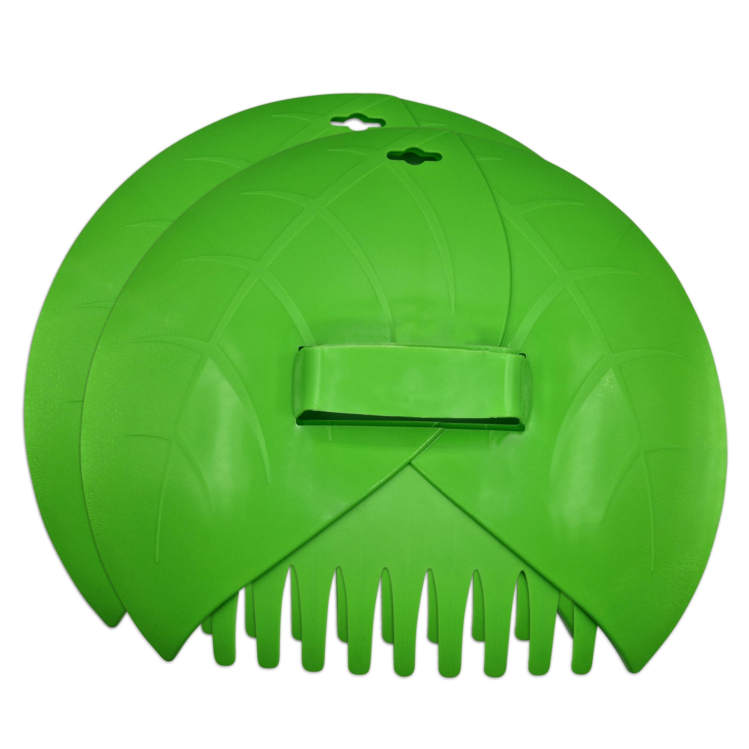 MYPURECORE Leaf Rake & Grass Rake Set - Durable Plastic Hand Rake Garden Tool | Ergonomic Leaf Grabbers & Garden Equipment for Efficient Yard Cleanup