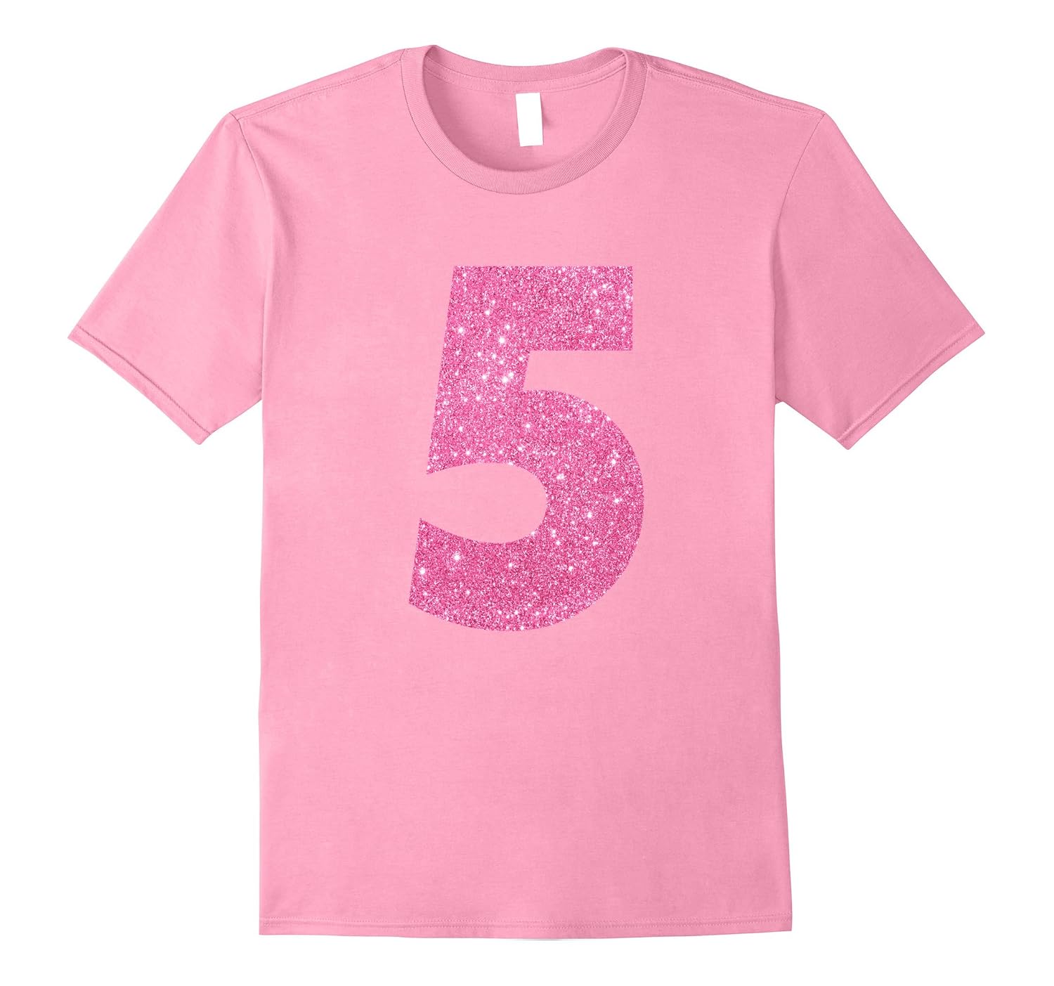 Kids 5th Birthday Sparkle Gift T Shirt For 5 Year Old Girls PL Polozatee