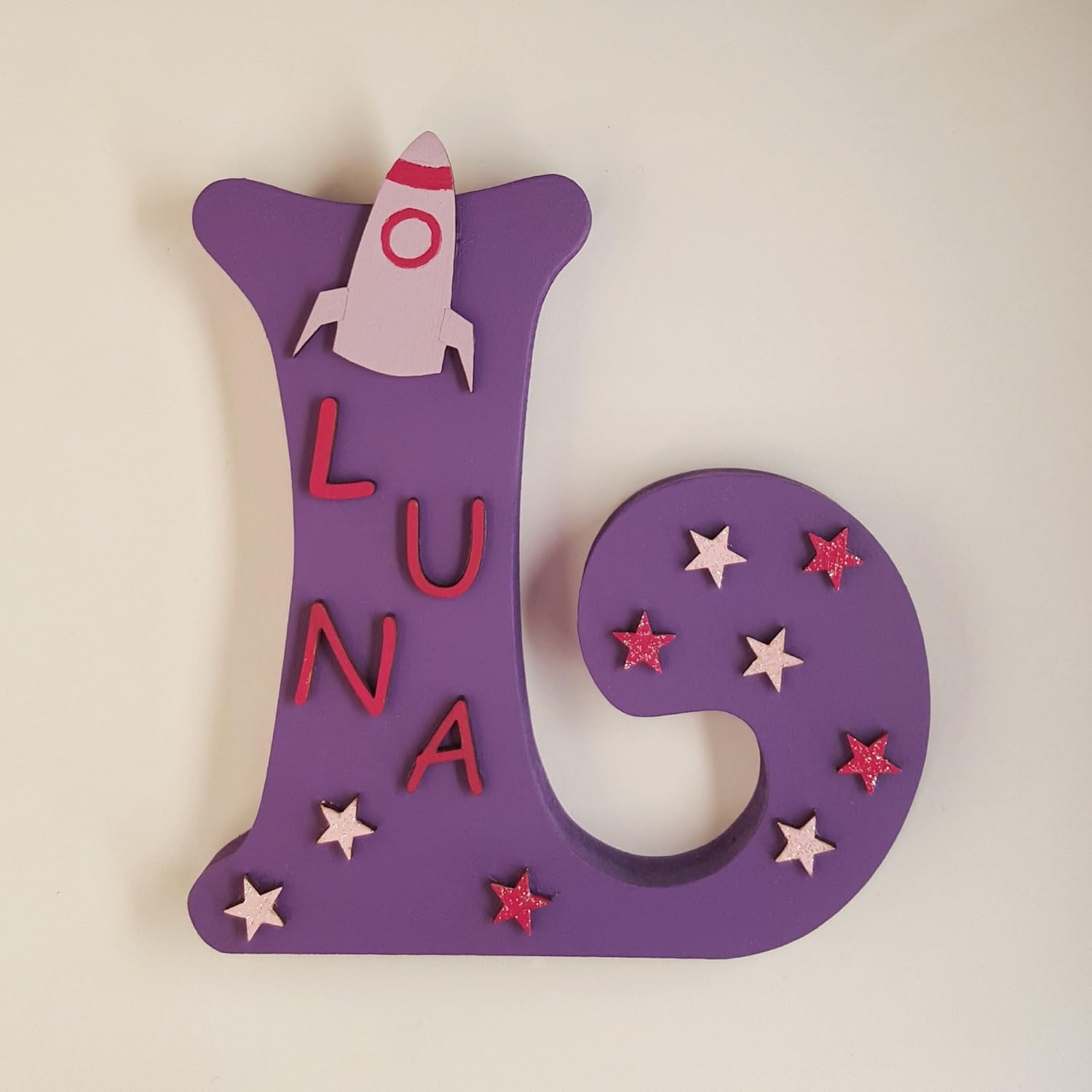 Amazon Com Wooden Letter L Nursery Decor Large Wooden Block