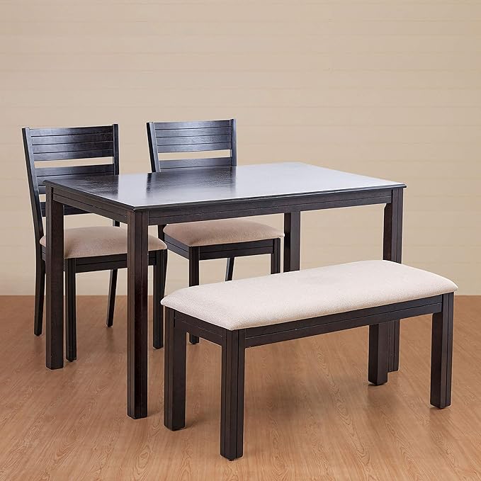 Home Centre Montoya 4 Seater Dining Table Set With Chair And Bench Amazon In Home Kitchen