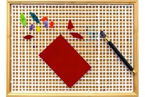 Stained Glass Cutting Mat - Double Layer Detachable Glass Cutting Pad with Fragment Catcher (17"x12") for Craft, Tile & Glass