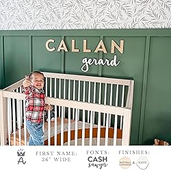 Custom Wood Name Sign for Nursery or Kids