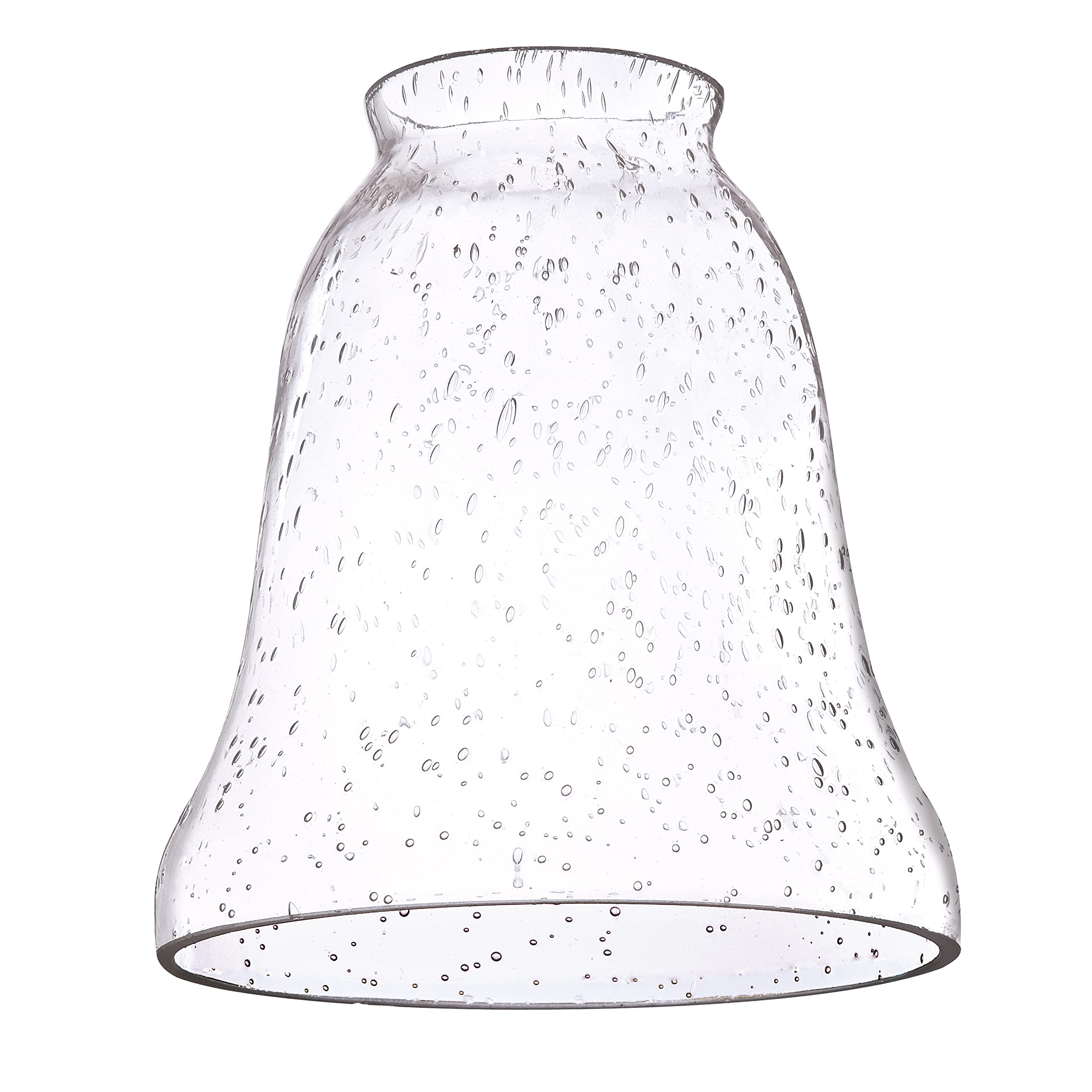 81095 Clear Seeded Glass Bell Shade