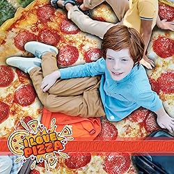 Bcareself Pizza Blanket Adult Kdis Size Double