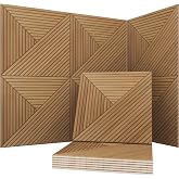 Soon Global Acoustic Wall Panels, Arcadian Vortex | 6-Piece 23.62 X 23.62 Inches, Sound Absorbing Panels, Peel and Stick Wall Panels, Acoustical Soundproof Wall Decor