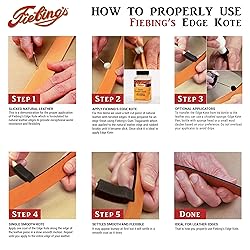Fiebing's Edge Kote (4oz, Brown) - Leather Edge
