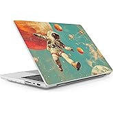 Lepeoac for MacBook Pro 16 inch Case 2021 2022 2023 2024 Release A3186 A3403 M4 A2991 M3 A2780 M2 A2485 M1 Pro/Max, Hard Shell Case with Screen Protector & Keyboard Cover, Astronaut Floating