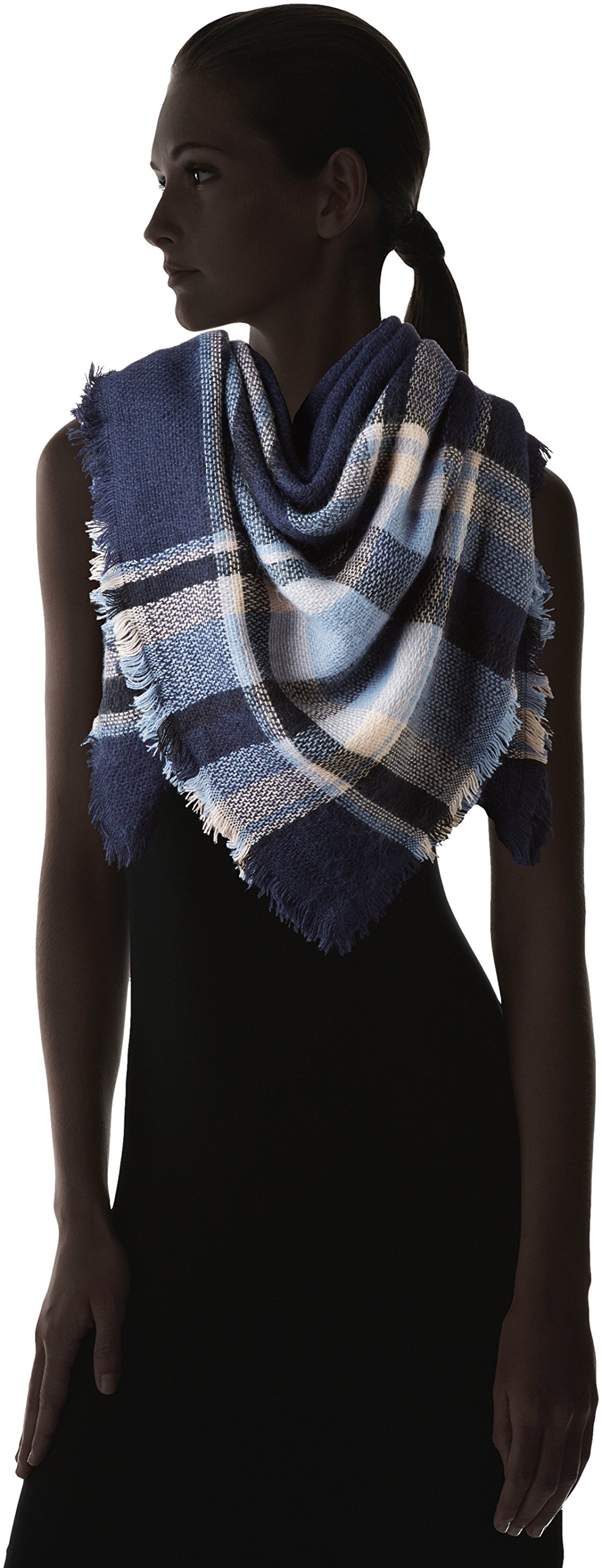 Ancia Women Tartan Scarf Stole Plaid Blanket Checked Scarves Wraps Shawl Ancia Women Tartan Scarf Stole Plaid Blanket Checked Scarves Wraps Shawl