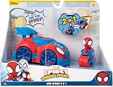Spidey and His Amazing Friends Web Strike 2 in 1 Vehicle Launch Cycle view 2