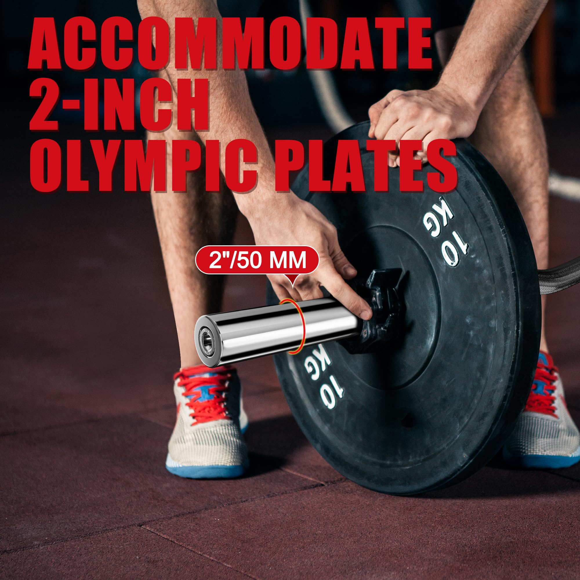 Easy Curl Bar Bench Press Bar And Weights 7FT Olympic Barbell