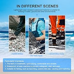 YAOYAO LAND Fishing Waders with Boots for Men