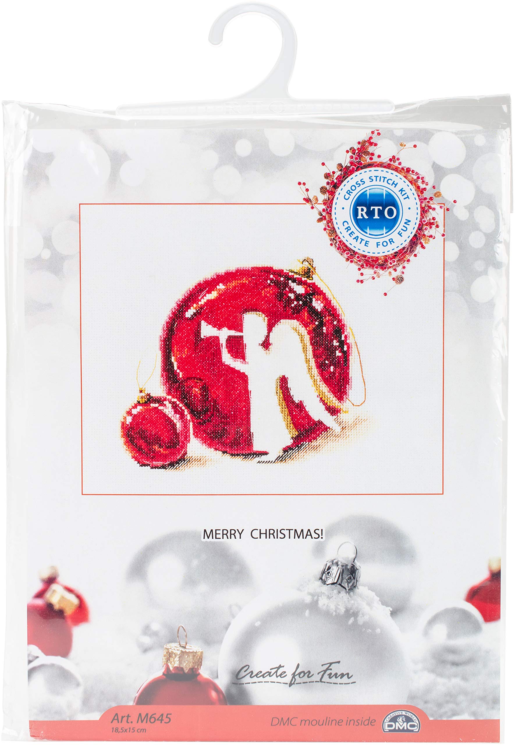 RTO Cross Stitch Kit, Cotton, Multicoloured, 18,5x15 cm