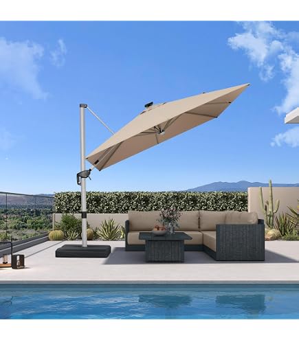 11 ft patio umbrella canopy replacement Replacement Canopy for Simply Shade 11ft LED Umbrella AG45RLDT2-LS-1
