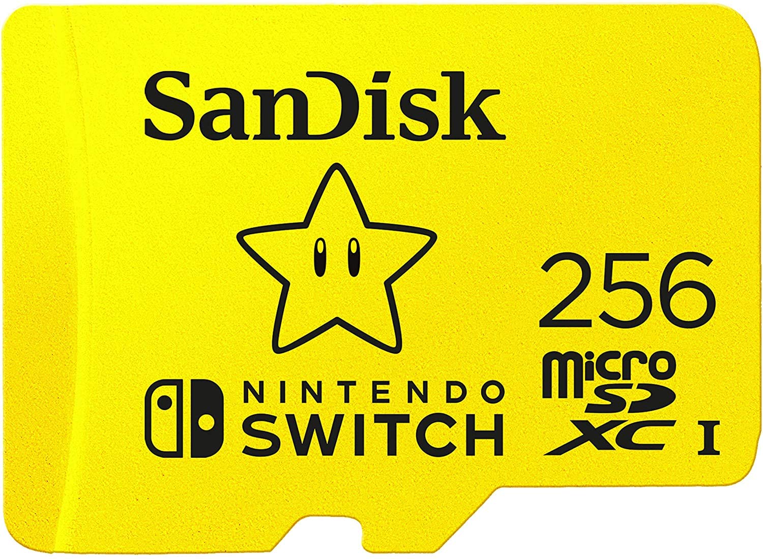 SanDisk 256GB MicroSDXC Memory Card for Nintendo Switch & Switch Lite - SDSQXAO-256G Super Mario Star Design Bundle with GoRAM Card Reader