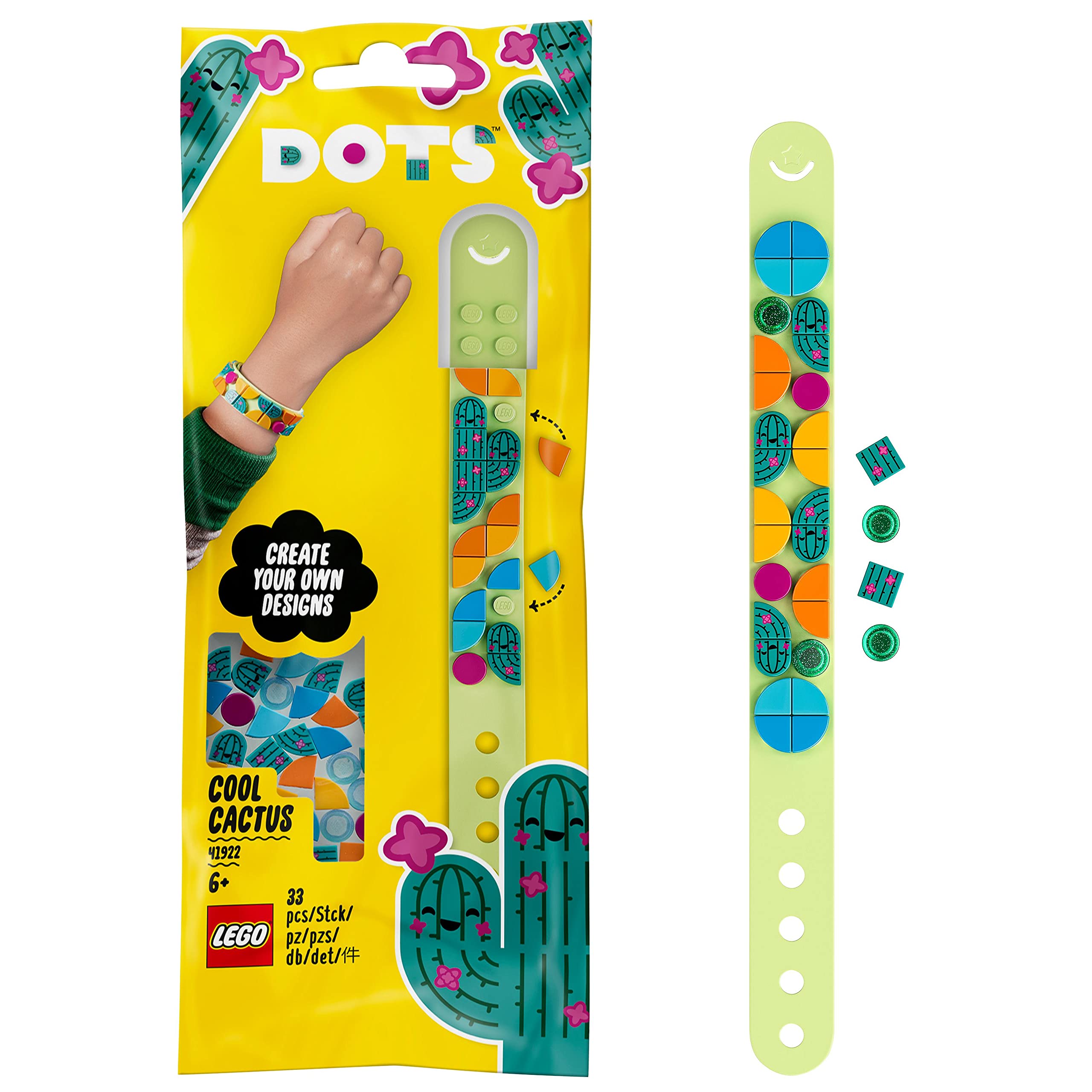 LEGO 41922 DOTS Cool Cactus Bracelet