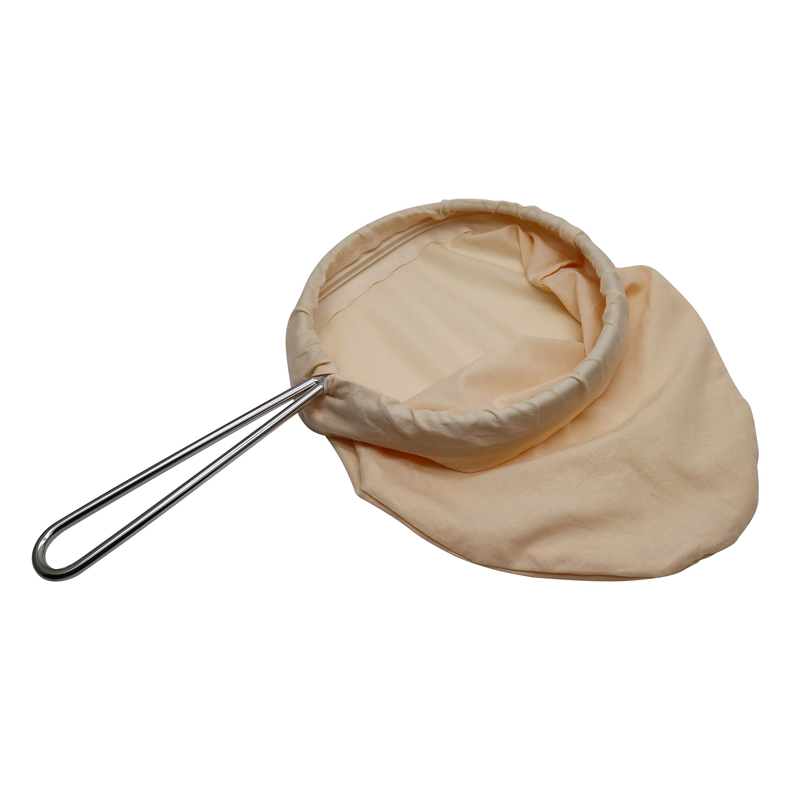 EIKS 5.5" Thai Tea Filter Milk Tea Strainer Bag Coffee Dripper Traditional Style Organic Cotton Bag