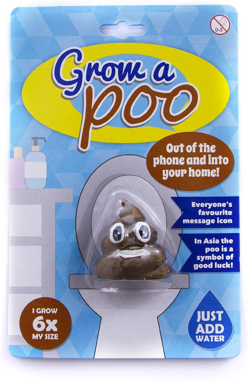 Boxer Gifts Grow a Poo Toy - Just Add Water - Fun Kids Joke Present