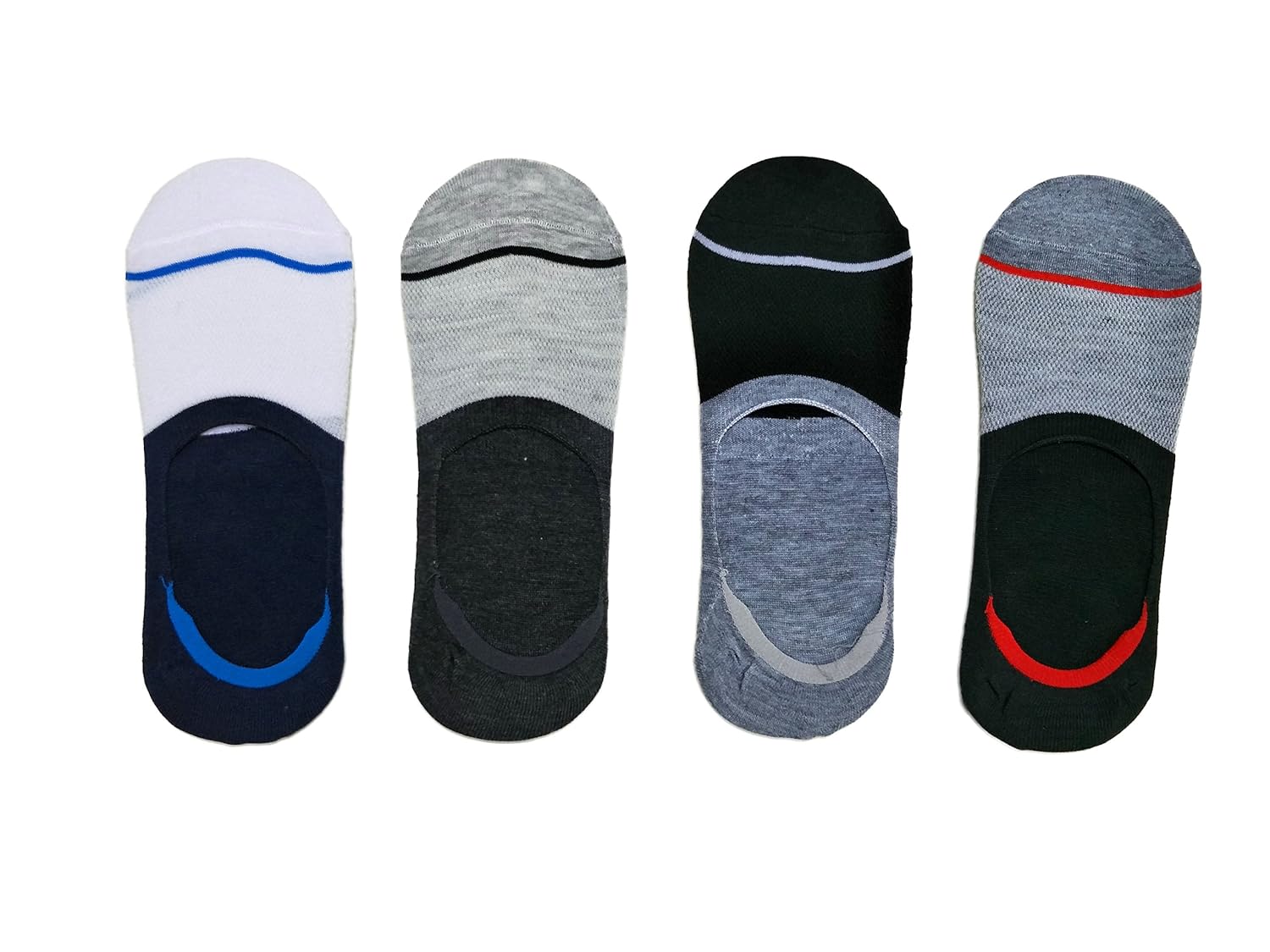 qraftink no show socks for men, women, boys & girls | premium mercerised cotton unisex loafer socks for daily use & sports | fits upto uk size 10, us size 12 &