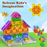 Kaysaitoy Mini Magnetic Tiles 42 PCS Travel Set for Kids 3+ view 3