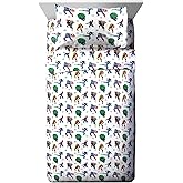 Jay Franco Kids Sheet Set with Fitted, Flat Sheets & Pillow Cover - Ultra-Soft Bedding with Pillowcase for Room Decor, White - Avengers, 3 Piece Twin